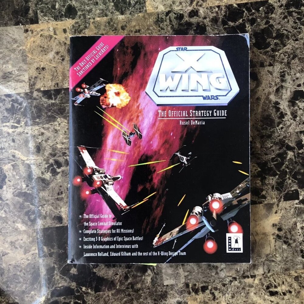 Star Wars X-Wing : The Official Strategy Guide by Rusel DeMaria 1993 Paperback